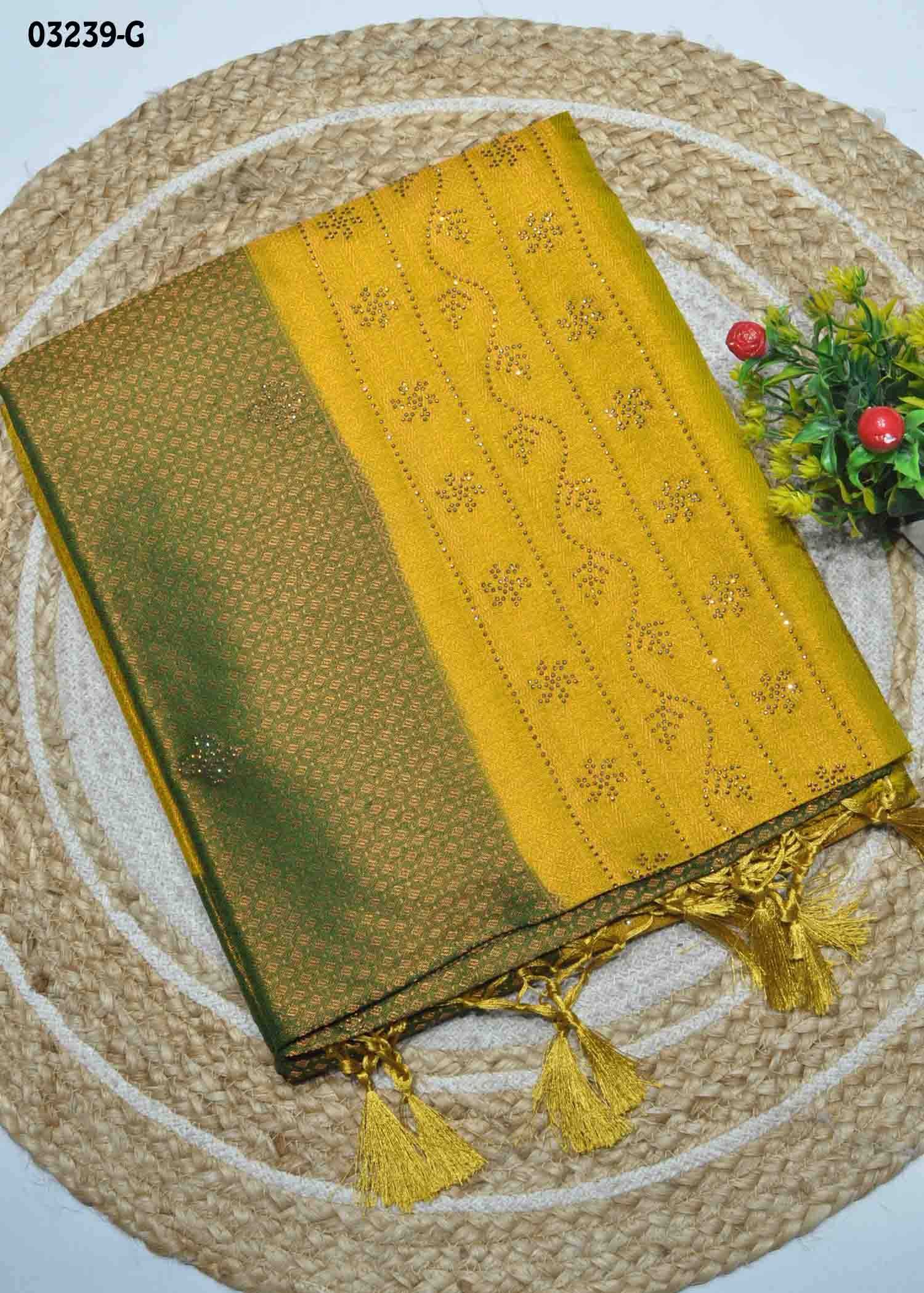 Anajali -03239-G Green Color Traditional Wear Soft Silk Sarees CM1376969 (RR3C)