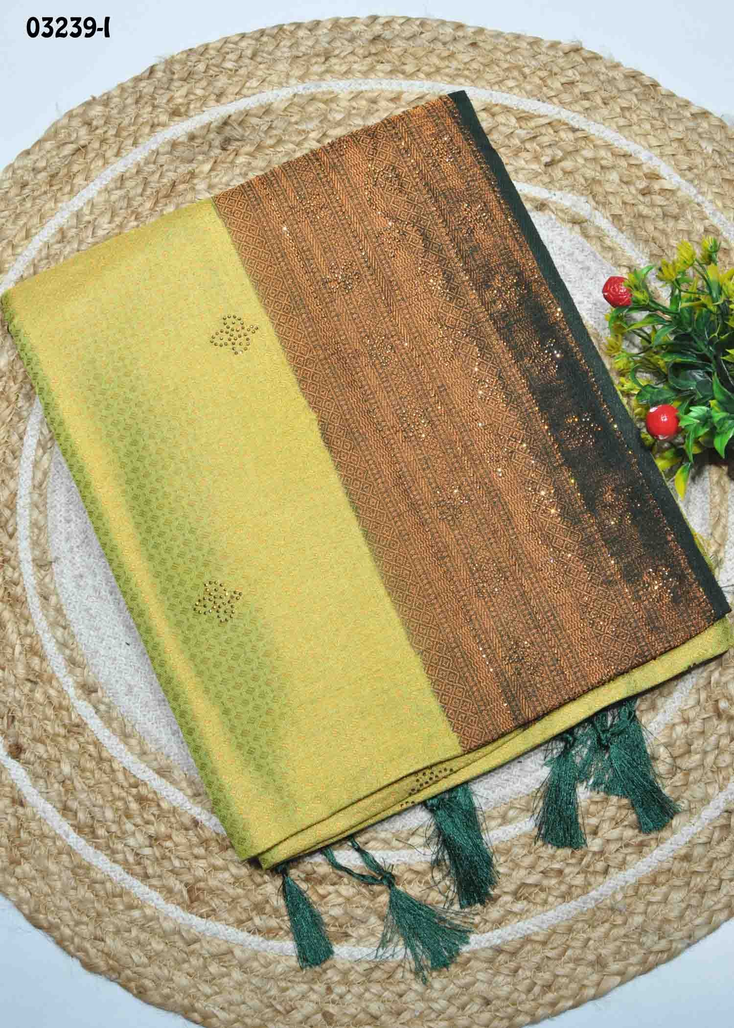 Anajali -03239-I Green Color Traditional Wear Soft Silk Sarees CM1376969 (RR3C)