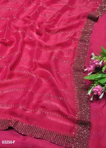 Thanvika -03250-F  DarkPink Color Excellent Space Silk Saree CM1374616 [RR8D]