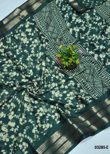 Yamini -03285-E  Green Color Excellent Moss Chiffon Sarees CM1383671 (LR9D)