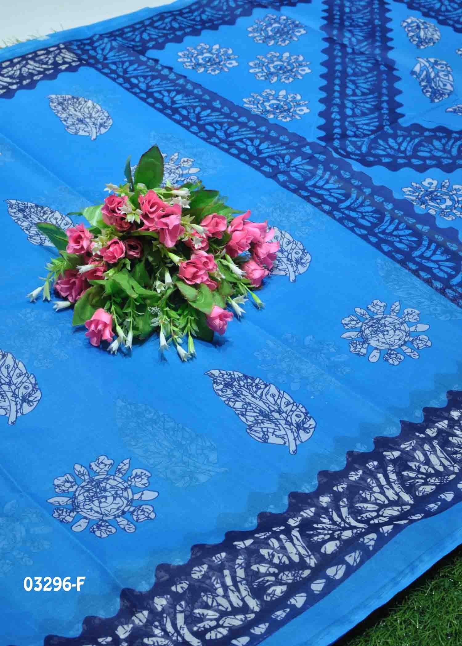 Madhuvarsha - 03296-F SkyBlue Color Excellent Mixed Cotton Sarees CM1377073 (LR6C)
