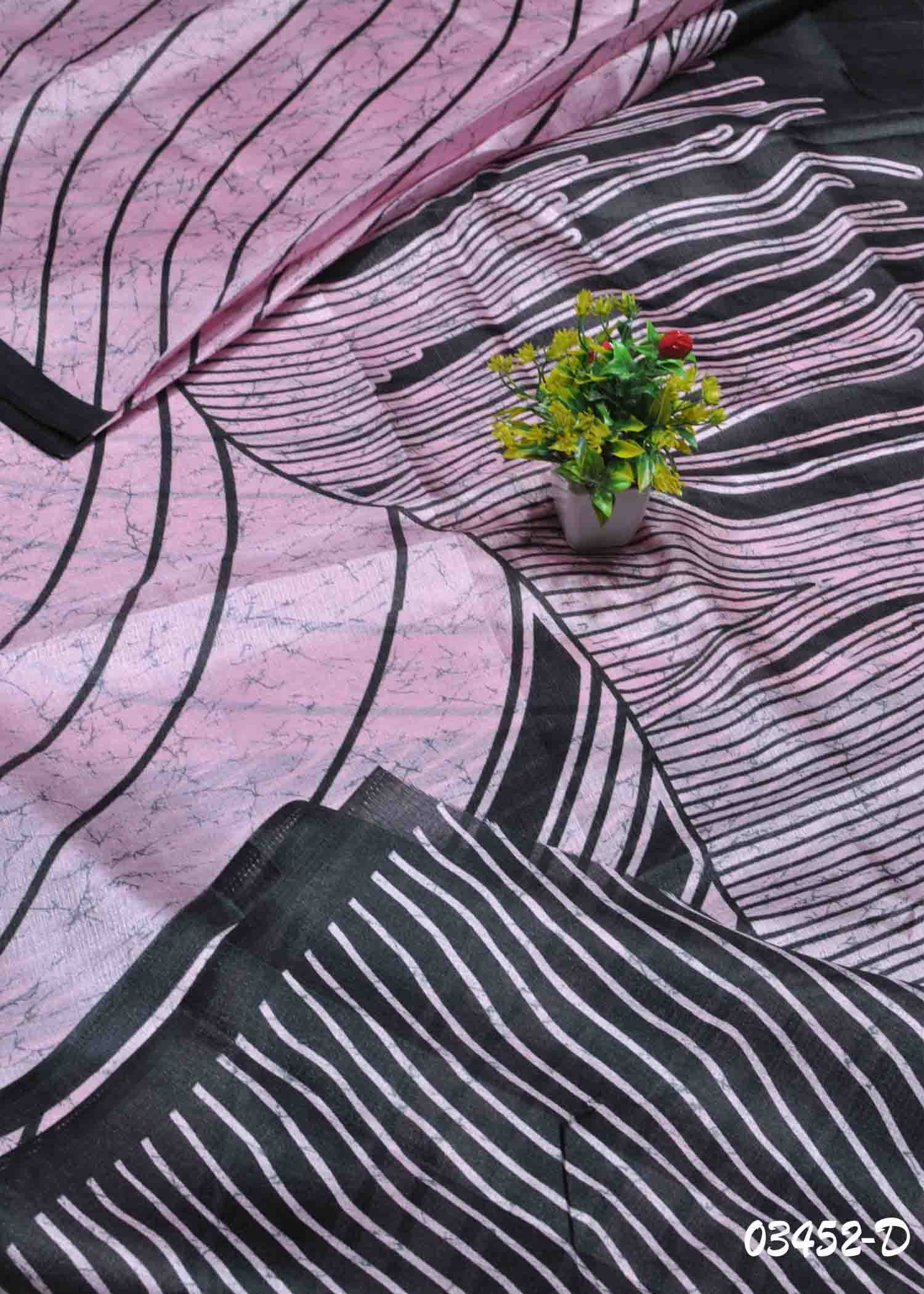 Anjana - 03452-D Pink Color Excellent Khadi Cotton Sarees CM1370026 (LR6C)