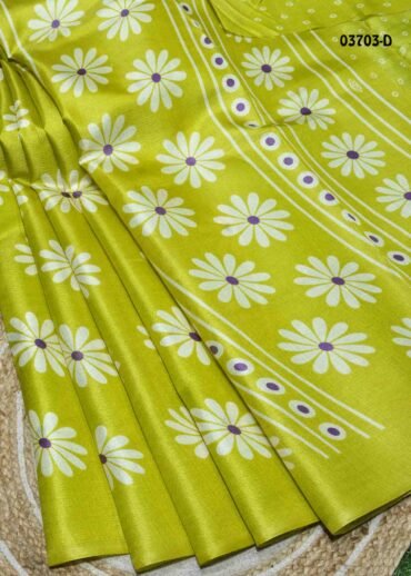 Varshitha -03703-D  Avarkado Green Color Excellent Khadi Cotton  Sarees CM1370027 (RR5C)