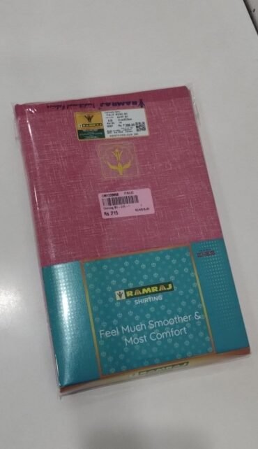 Ramraj 03215-A Pink color Cotton shirt bit CM1339958