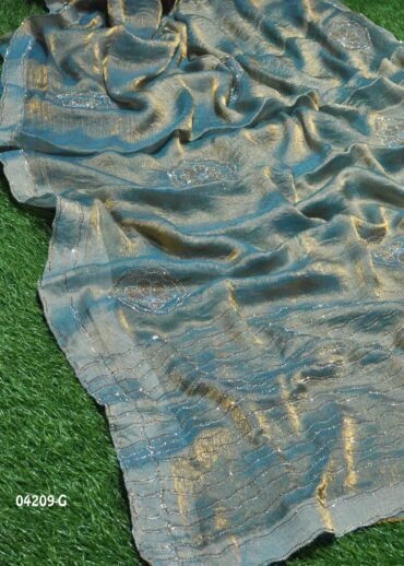 Nithyakalyani -04209-G  CeleteBlue Color Trendy Soft Silk Saree CM1386862