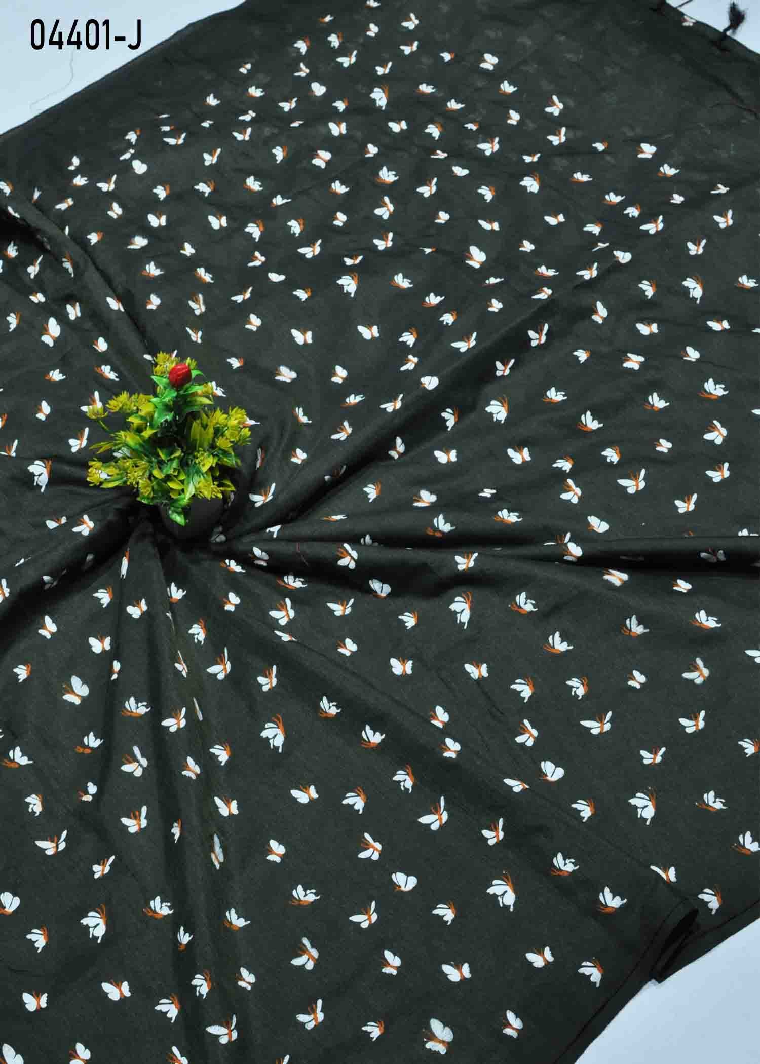 Chitrakshi - 04401-J GraphiteGrey Color Handloom Cotton Saree CM1387481