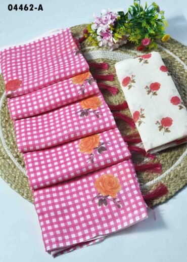 Purnima -04462-A Pink Color Trendy Linen Cotton Saree CM1394989