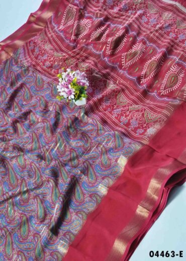 Amirtha -04463-E CherryPink Color Marshmallow Saree CM1395715