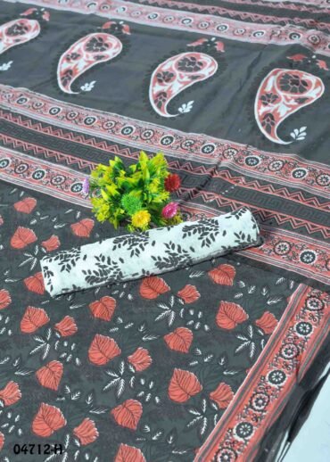 Swetha -04712-H  Grey Color Excellent Purecotton Saree CM1390898