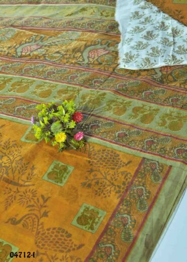 Swetha -04712-I  Mustard Color Excellent Purecotton Saree CM1390898