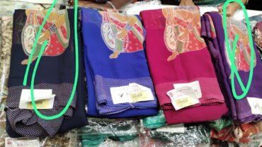 Thendral 405-A navy blue and violet colour poonam sarees CM1384490*2pcs