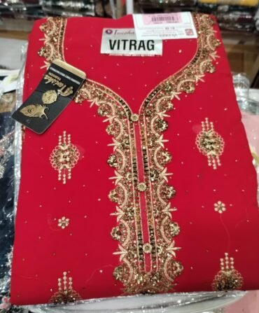 Vitrag 04785-A Red color designer salwar materials CM1324052
