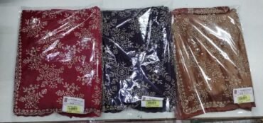 Gulab 3875-A pink,peach and violet colour stone work sarees CM1389160*3PCS