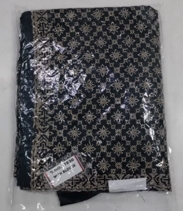 Stone 5210-A pecock green colour Stone work sarees CM1381561