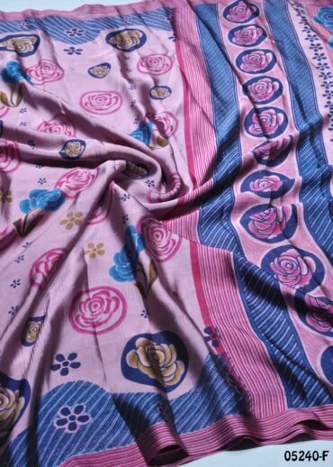 Samyuktha - 05240-F  Purple Color Trendy Crepe Saree CM1399977 (RR1E)