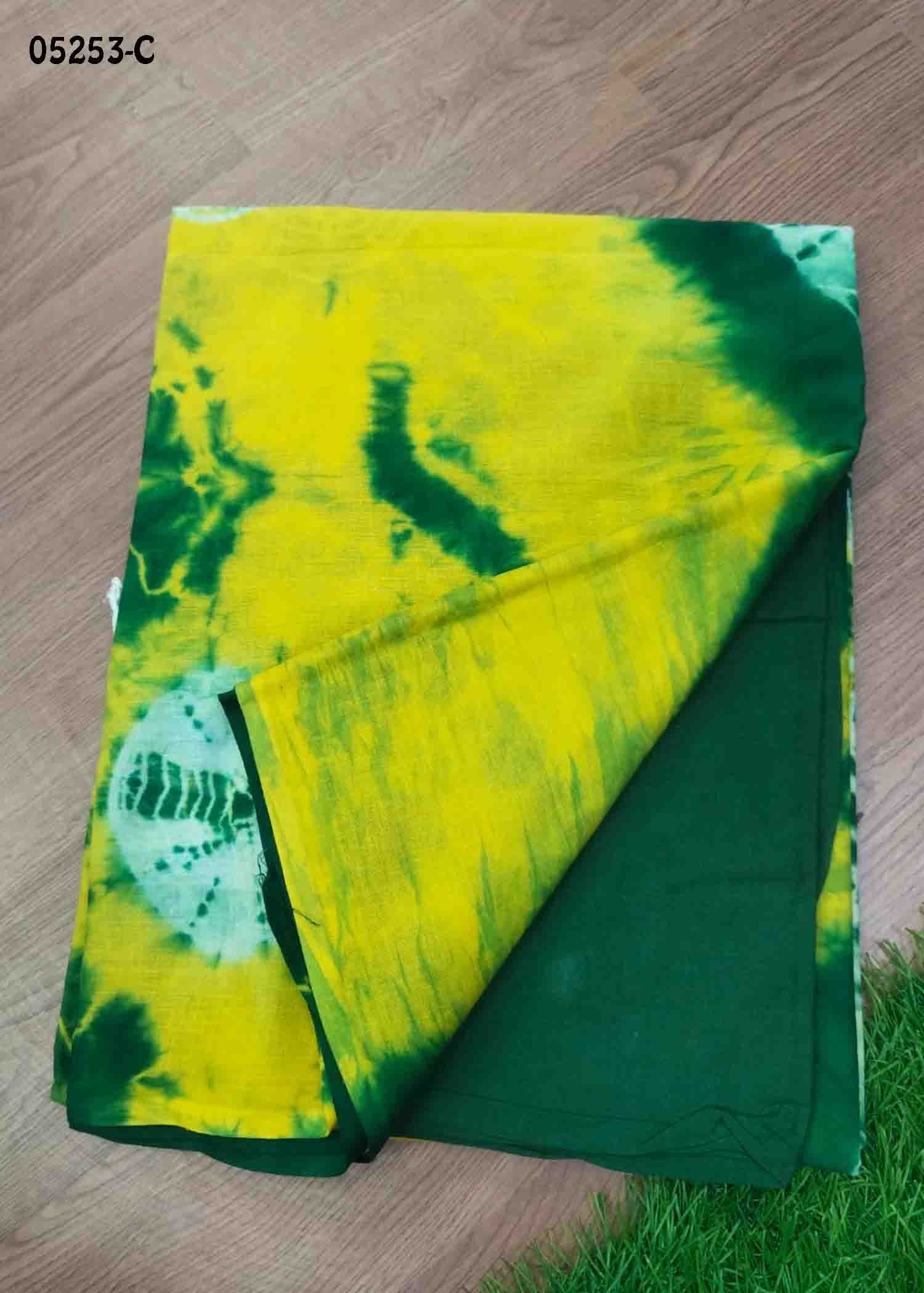 Vihana - 05253-C LightSandal Color Trendy Mul Mul Cotton Saree CM1412032 (RR3B)
