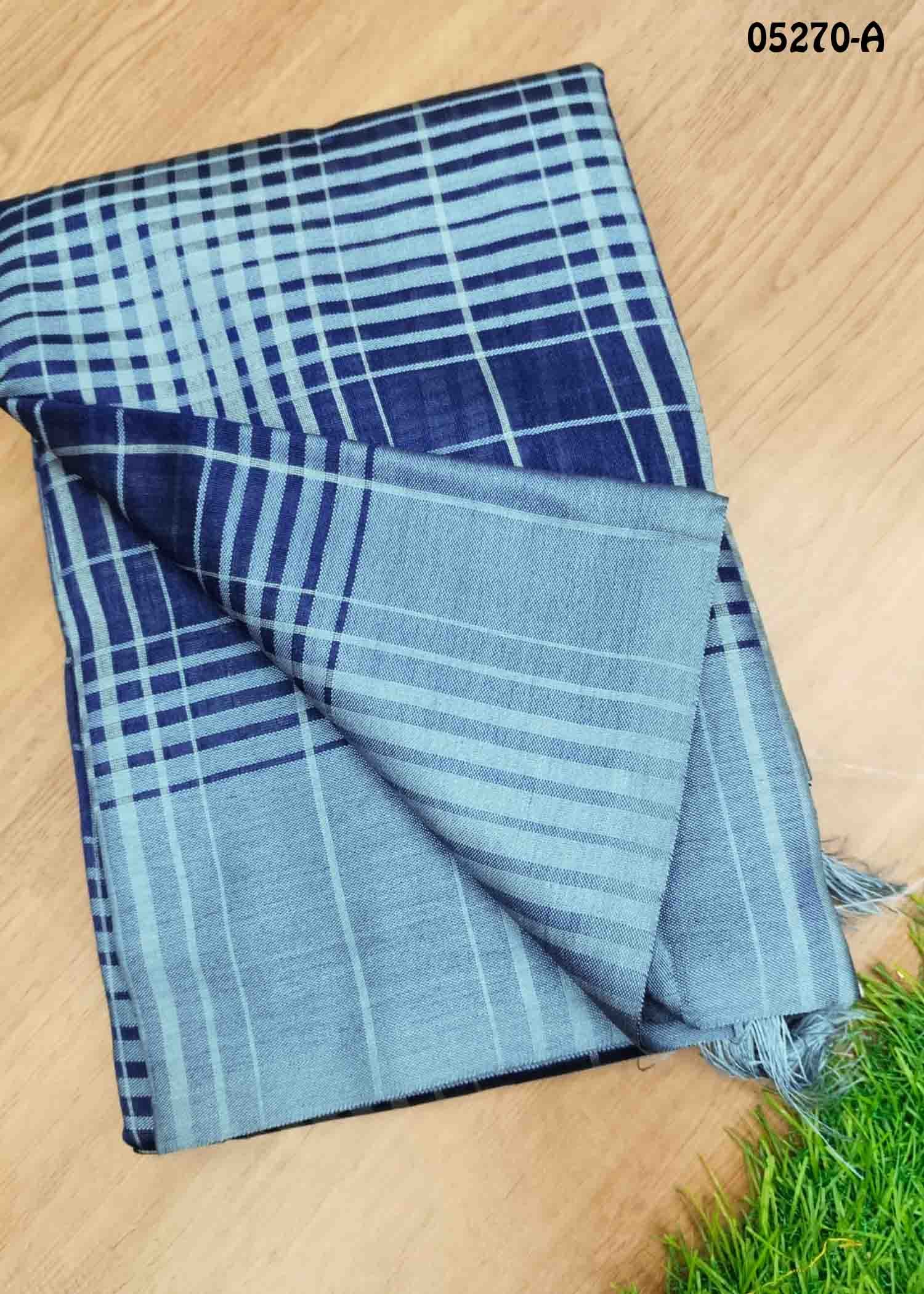 Savithri - 05270-A NavyBlue Color Trendy Mixed Cotton Saree CM1415915 (RR3E)