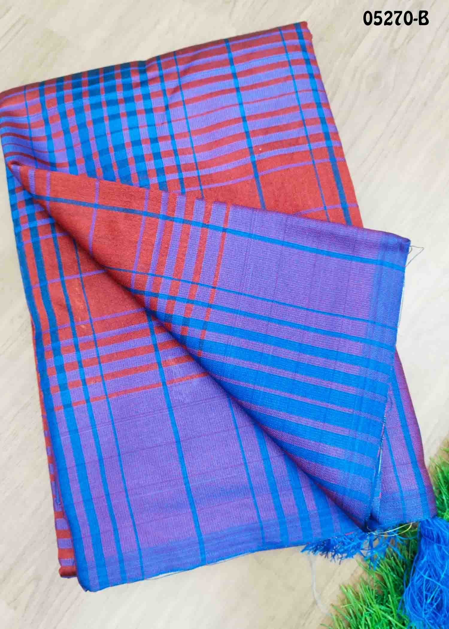 Savithri - 05270-B Maroon Color Trendy Mixed Cotton Saree CM1415915 (RR3E)