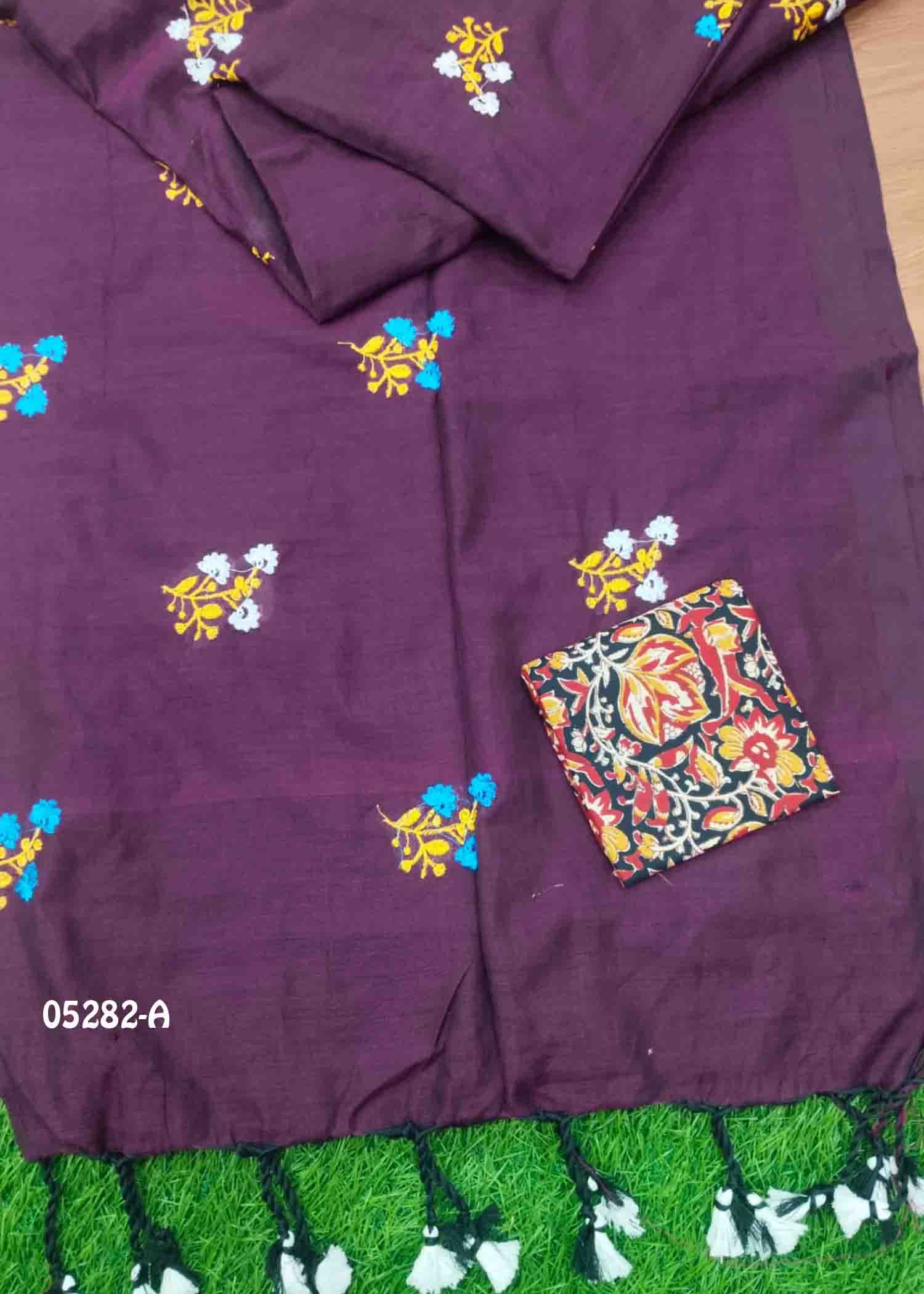 Subhashini - 05282-A Purple Color Trendy Handloom Cotton Saree CM1412017 (RR4E)