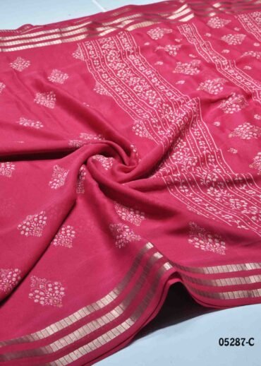 Varshini - 05287-C  Pink Color Stylish Mass Melow Saree CM1410371 (RR6B)