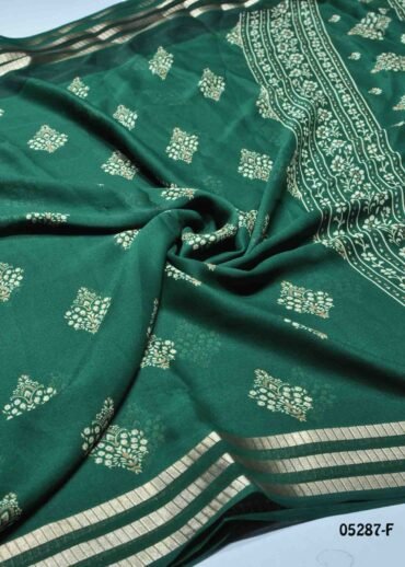 Varshini - 05287-F  Green Color Stylish Mass Melow Saree CM1410371 (RR6B)