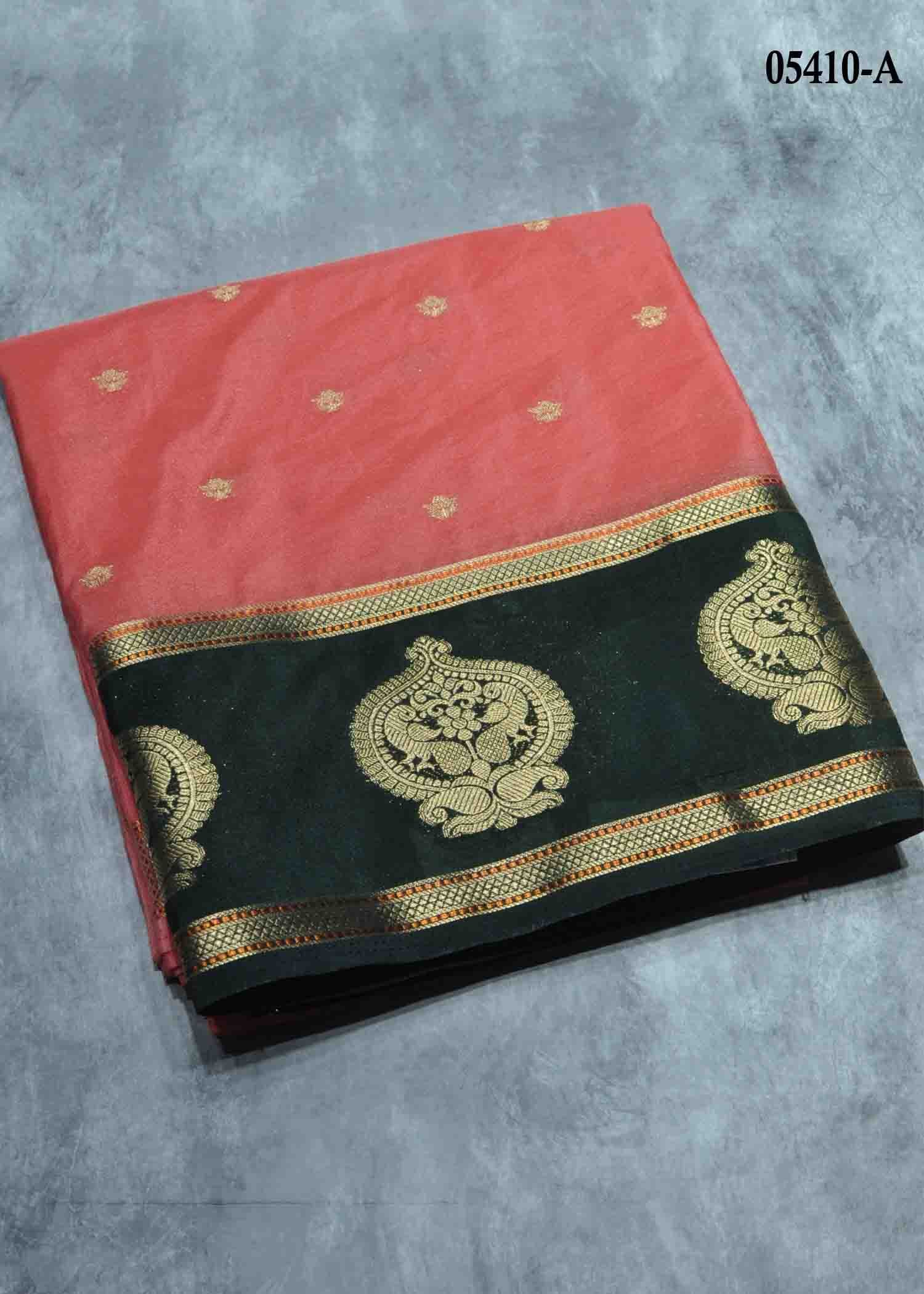 Madhubala - 05410-A Pink Color Mysore Crepe Silk Saree CM1408505 (LR4B)