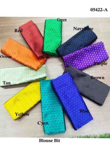 Nigitha - 05422-A Multi Colors Broket Blouse Bit CM1411629