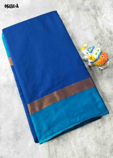 Sonpari - 05431-A NavyBlue Color Mixed Cotton Silk saree CM1371179