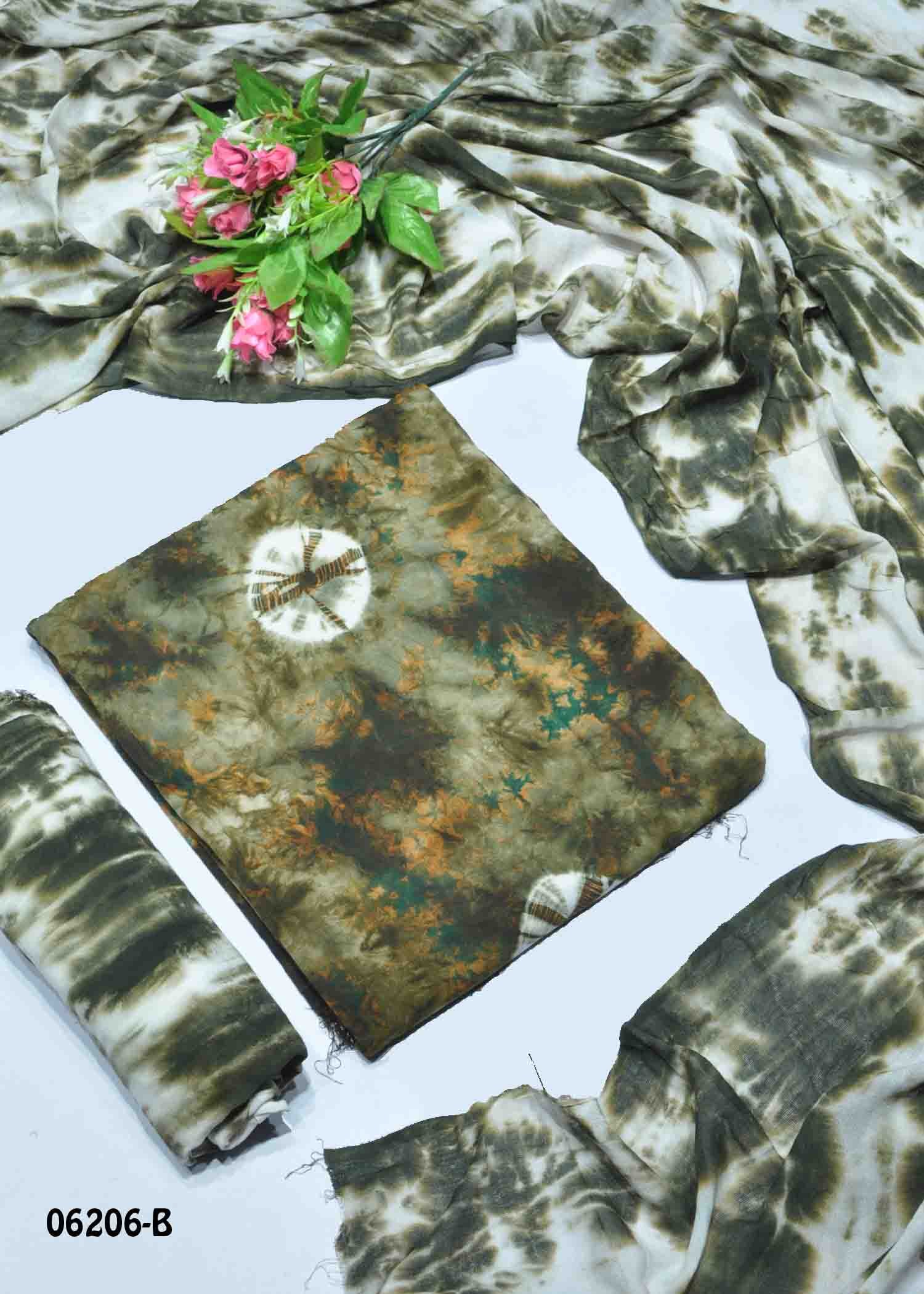 Sofia- 06206-B PassiGreen ColorPure Cotton Salwar Material CM1410824 (LR6C)