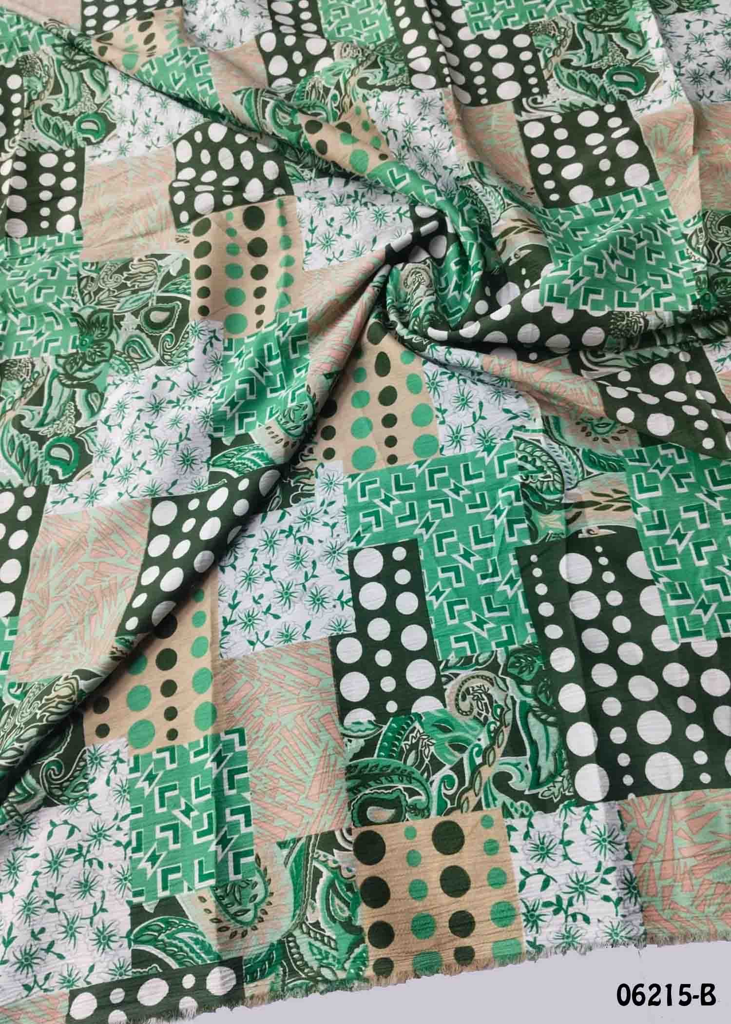Kavyaa- 06215-B Green Color Popcorn Material CM1391261