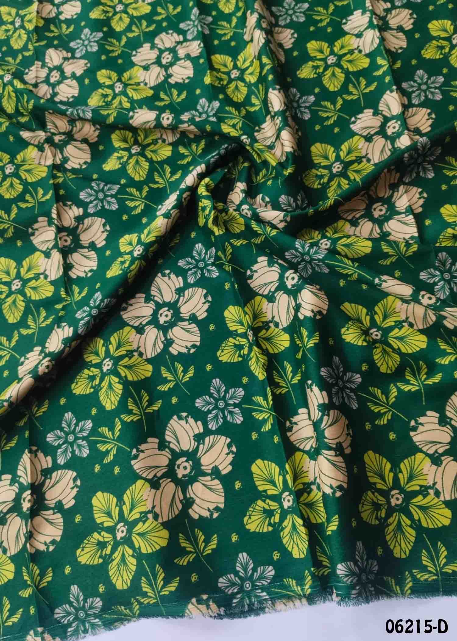 Kavyaa - 06215-D Green Color Popcorn Material CM1391261