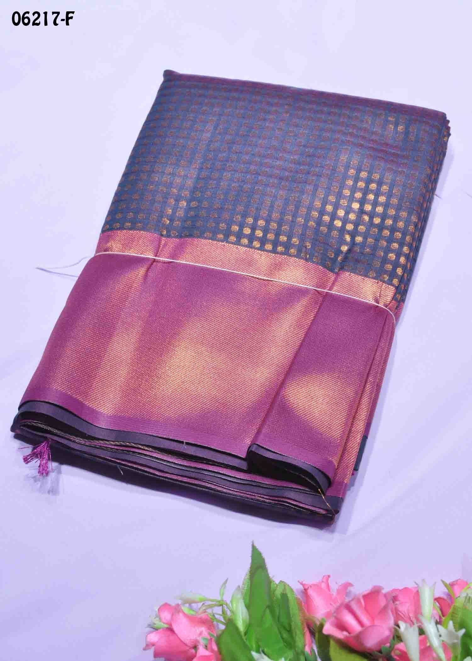 Amirtha - 06217-F Darkgrey Color Excellent Banarasi Saree CM1413240 (LR2D)