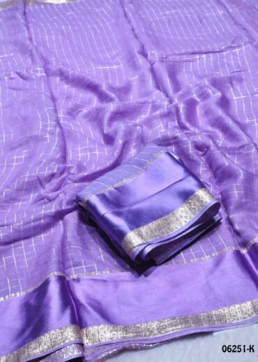 Aazhini - 06251-K  Lavender Color Eleghant Viscose Georgette Saree CM1423498 (LR5D)
