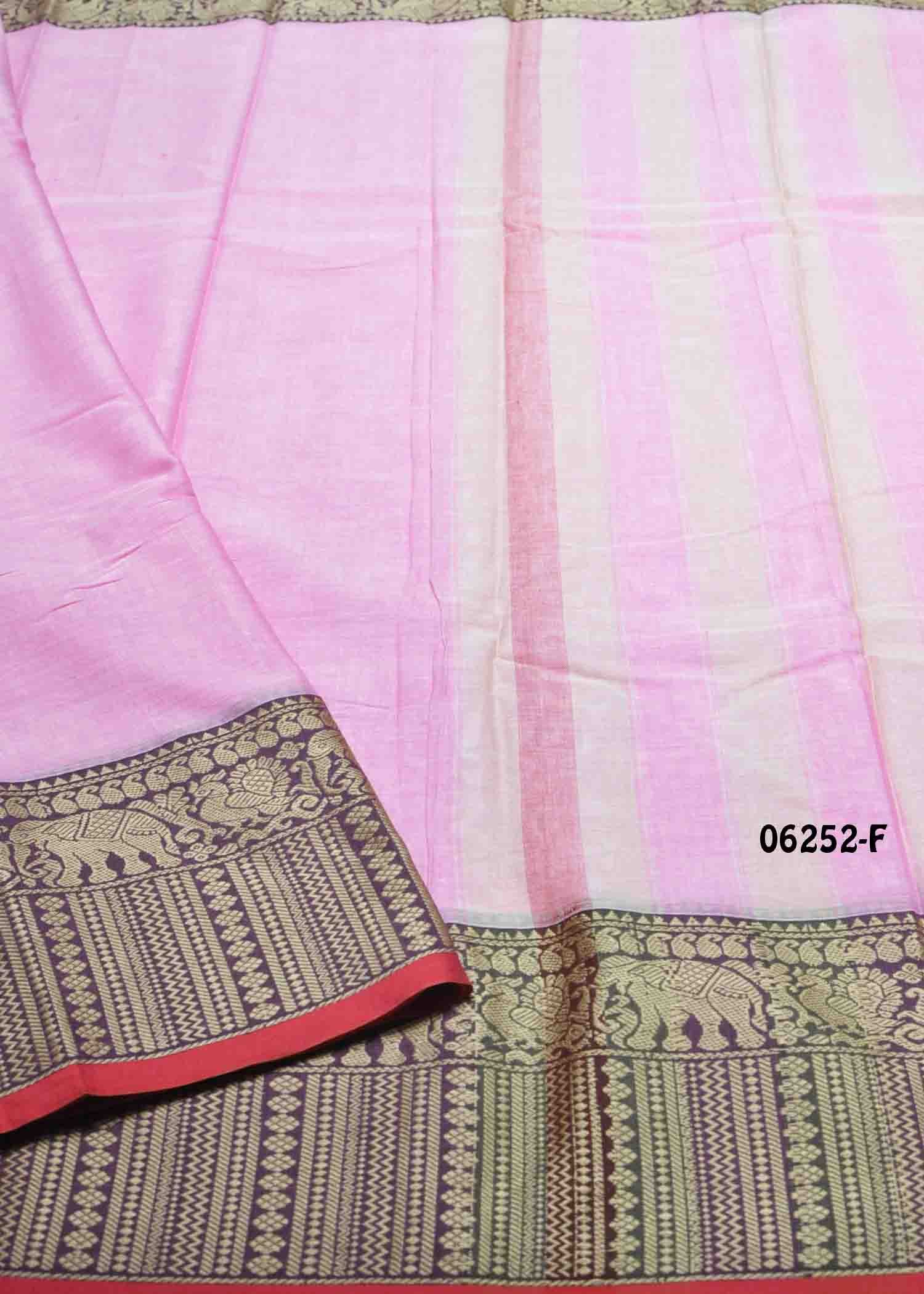 Deepthi - 06252-F LightPink Color Excellent Chettinad Cotton Saree CM1421498 (LR3E)