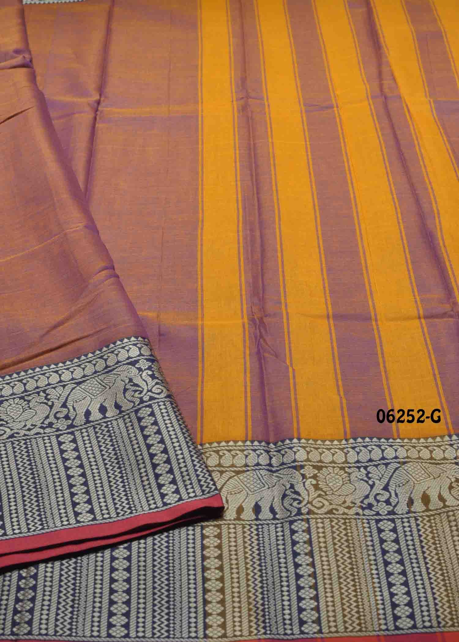 Deepthi - 06252-G Purple Color Excellent Chettinad Cotton Saree CM1421498 (LR3E)
