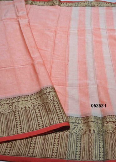 Deepthi - 06252-I  Orange Color Excellent Chettinad Cotton Saree CM1421498 (LR3E)