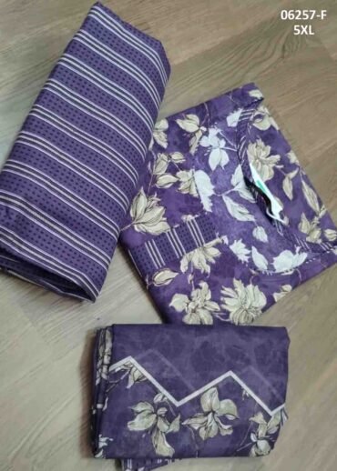 MCM Life Style - 06257-F (5XL ) ThistlePurple Color Readymade Cotton Salwar (With Pocket) CM1413132 (LR5E)