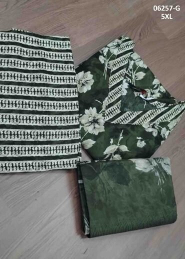MCM Life Style - 06257-G (5XL ) Green Color Readymade Cotton Salwar (With Pocket) CM1413132 (LR5E)