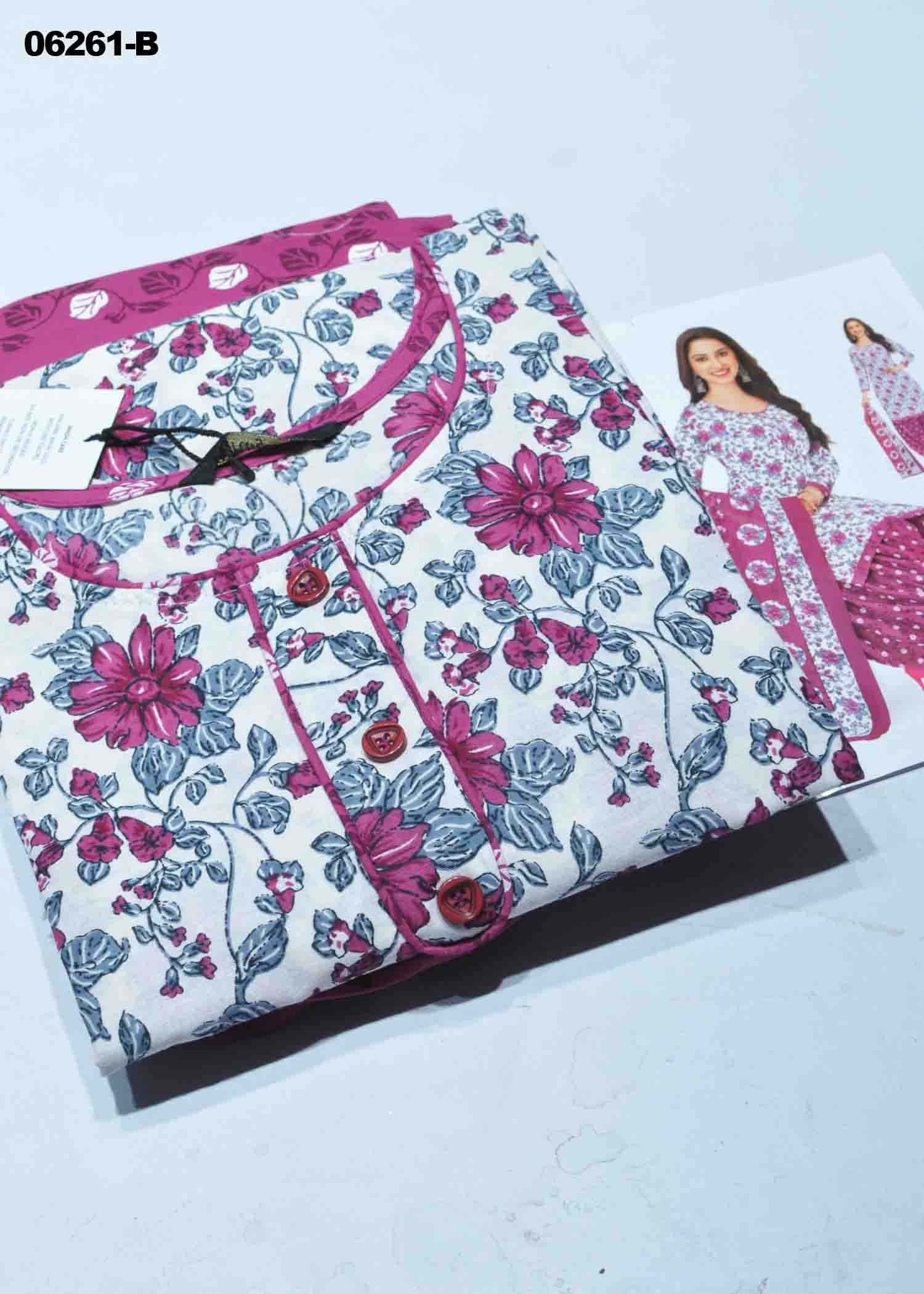 Pranjul Salwar Vol-38 06261-B (XL ) Halfwhite Color Readymade Cotton Salwar CM1417001 (RR6E)