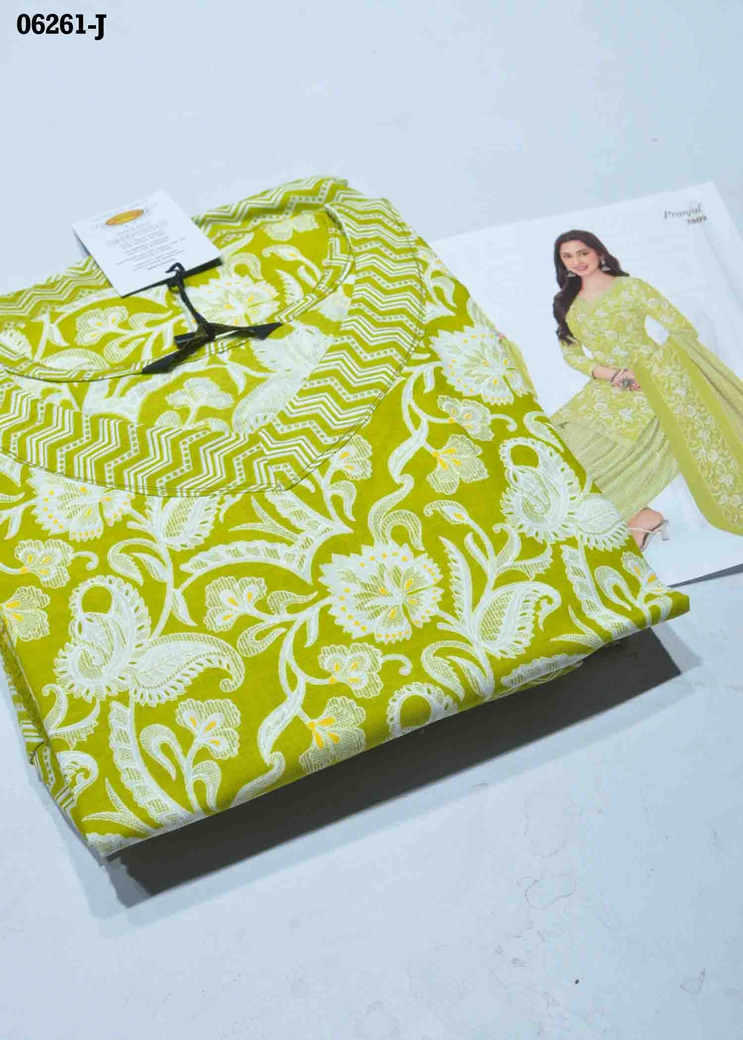 Pranjul Salwar Vol-38 06261-J (XL ) Green Color Readymade Cotton Salwar CM1417001 (RR6E)