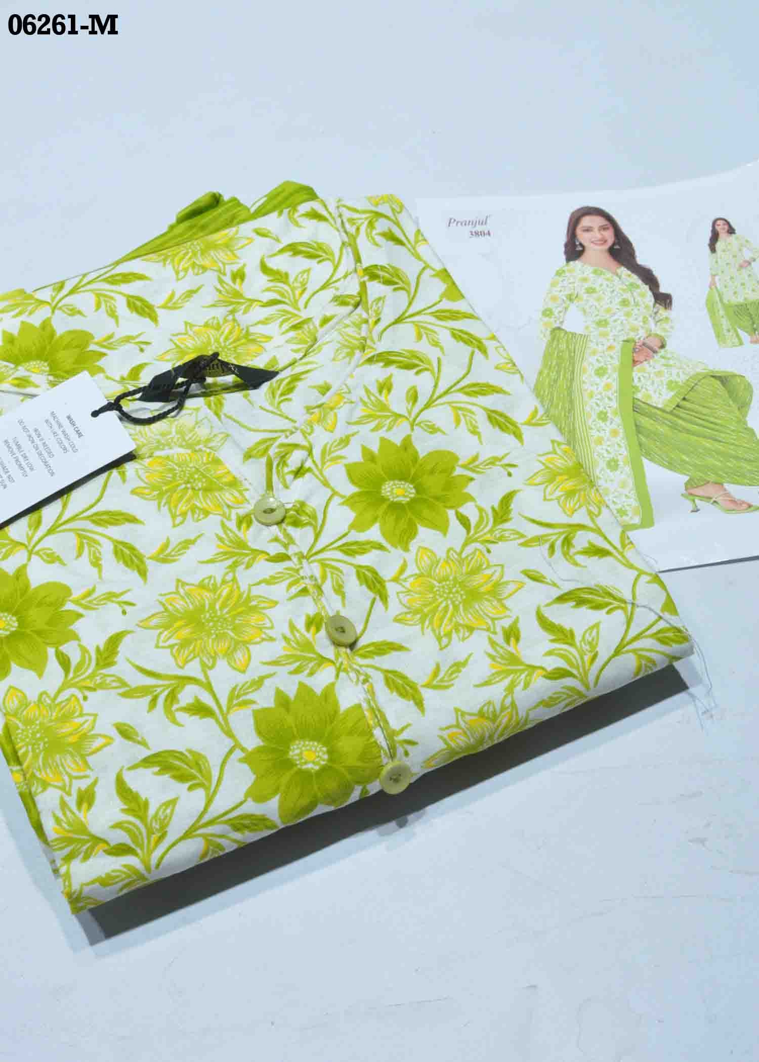 Pranjul Salwar Vol-38 06261-M (XL ) Haflwhite Color Readymade Cotton Salwar CM1417001 (RR6E)