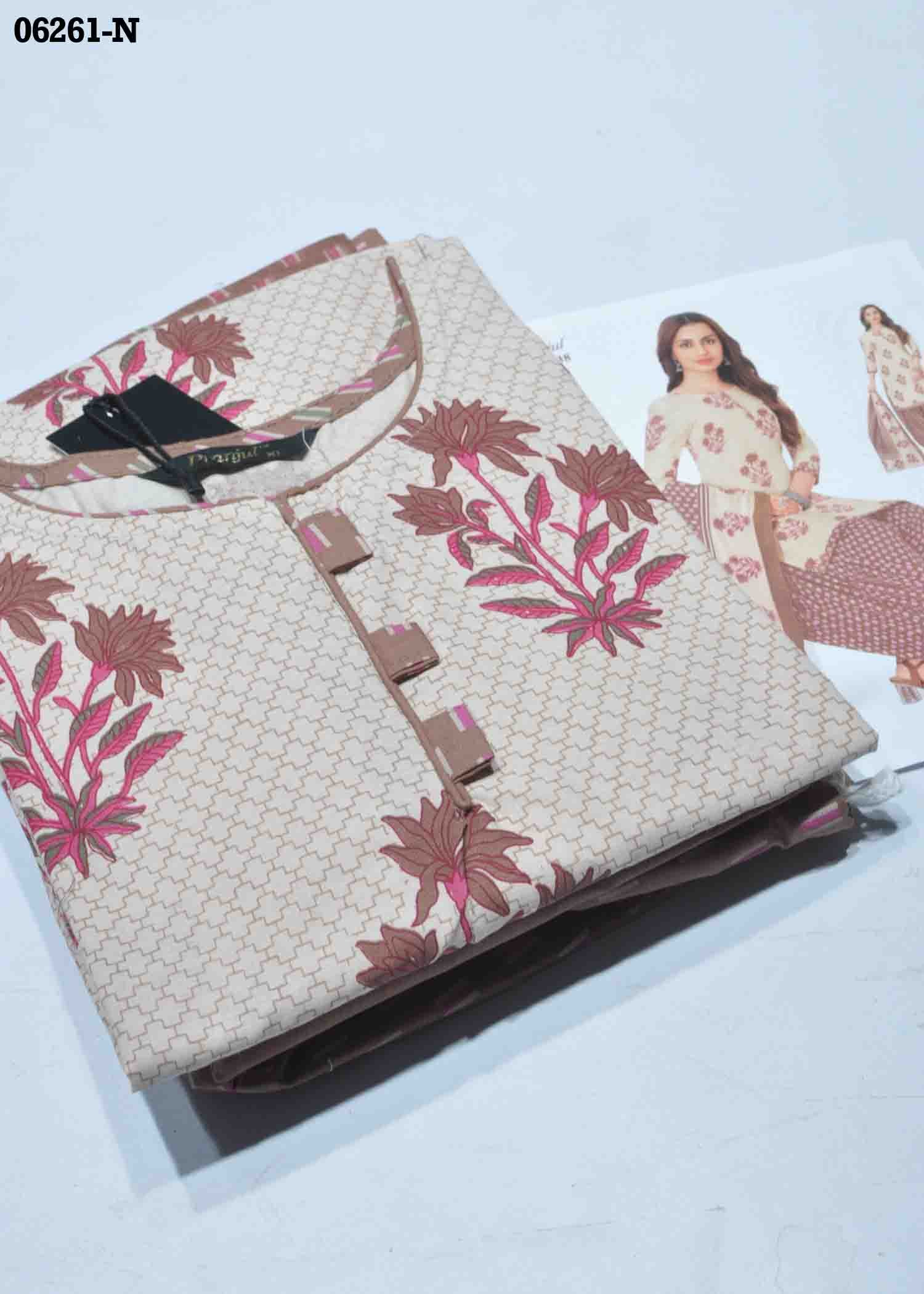 Pranjul Salwar Vol-38 06261-N (XL ) Tan Color Readymade Cotton Salwar CM1417001 (RR6E)