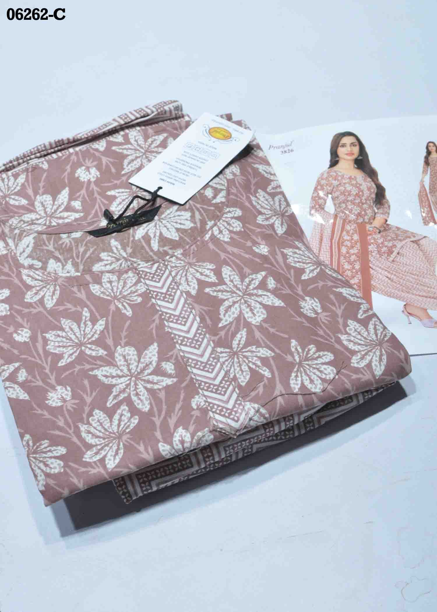 Pranjul Salwar Vol-38 06262-C (XL ) Rosewood Color Readymade Cotton Salwar CM1417001 (RR6E)