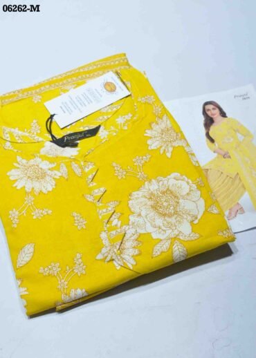 Pranjul Salwar Vol-38  06262-M (XL ) Yellow Color Readymade Cotton Salwar CM1417001 (RR6E)