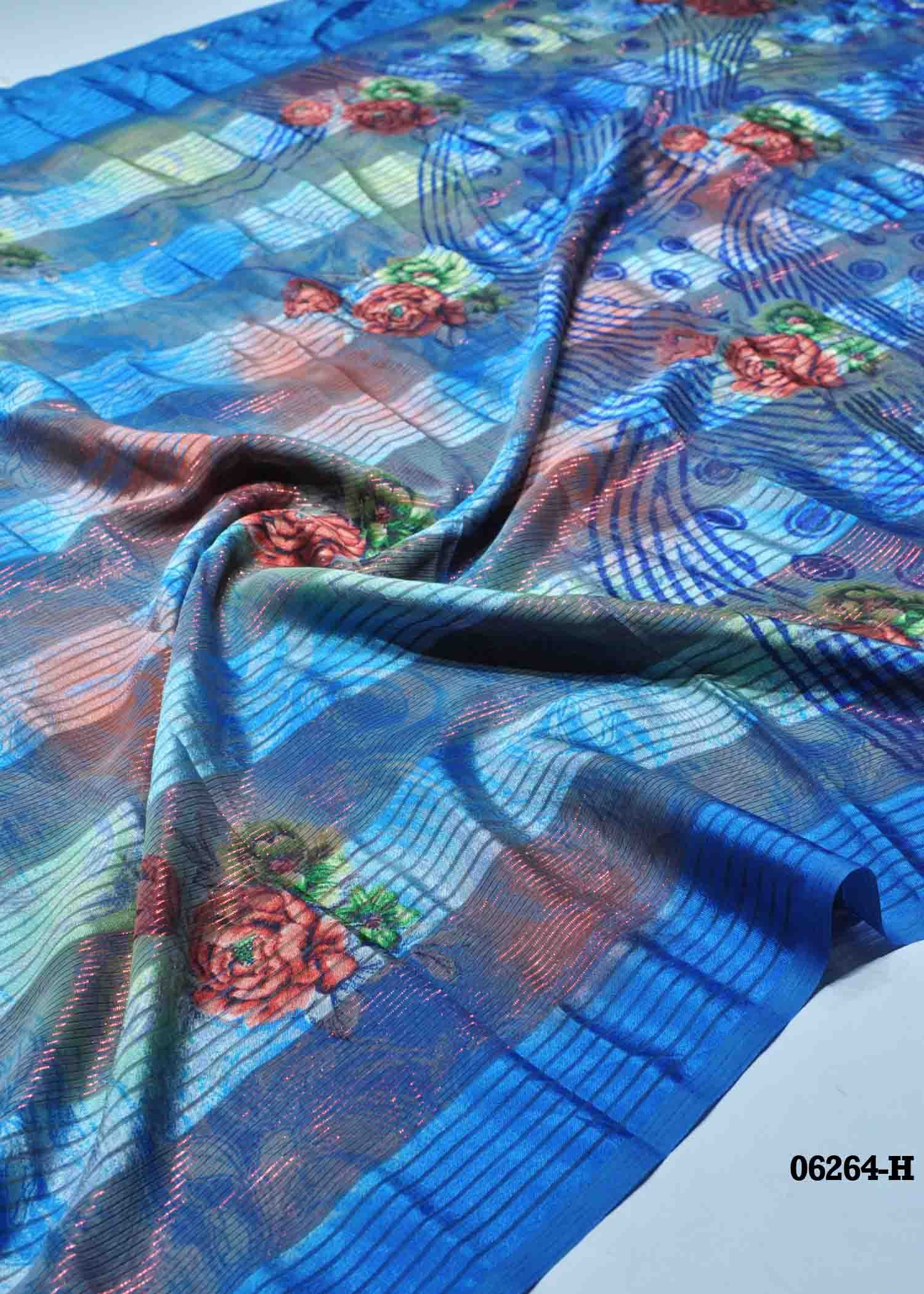 Manimegazhi - 06264-H DarkBlue Color Excellent Soft Chiffon Saree CM1417611 (RR1C)