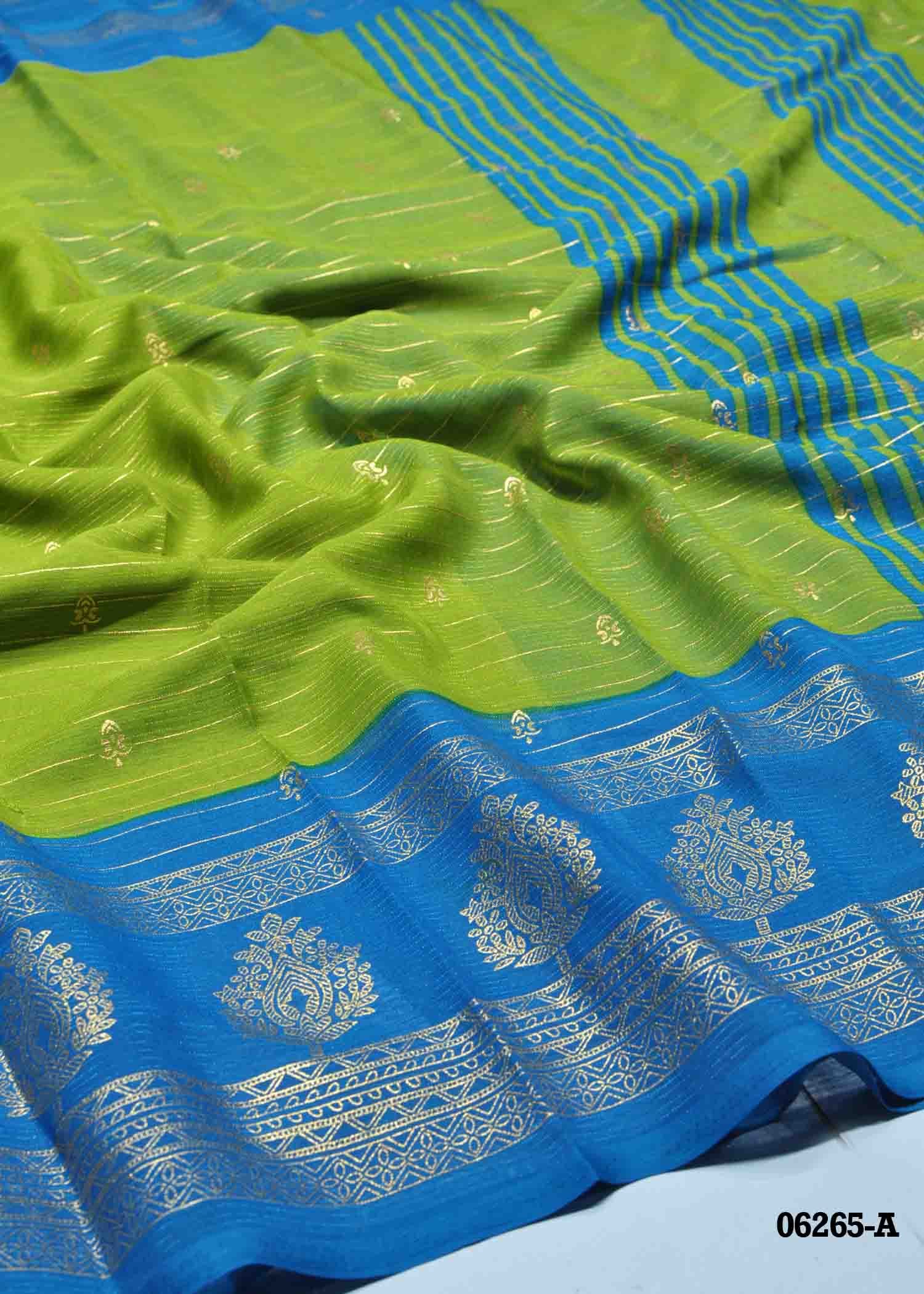 Kanimozhi - 06265-A Green Color Excellent Soft Synthetic Saree CM1422493 (RR1B)