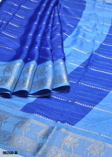 Thendral - 06266-B  InkBlue Color Excellent Dola Silk Saree CM1405275 (RR1C)