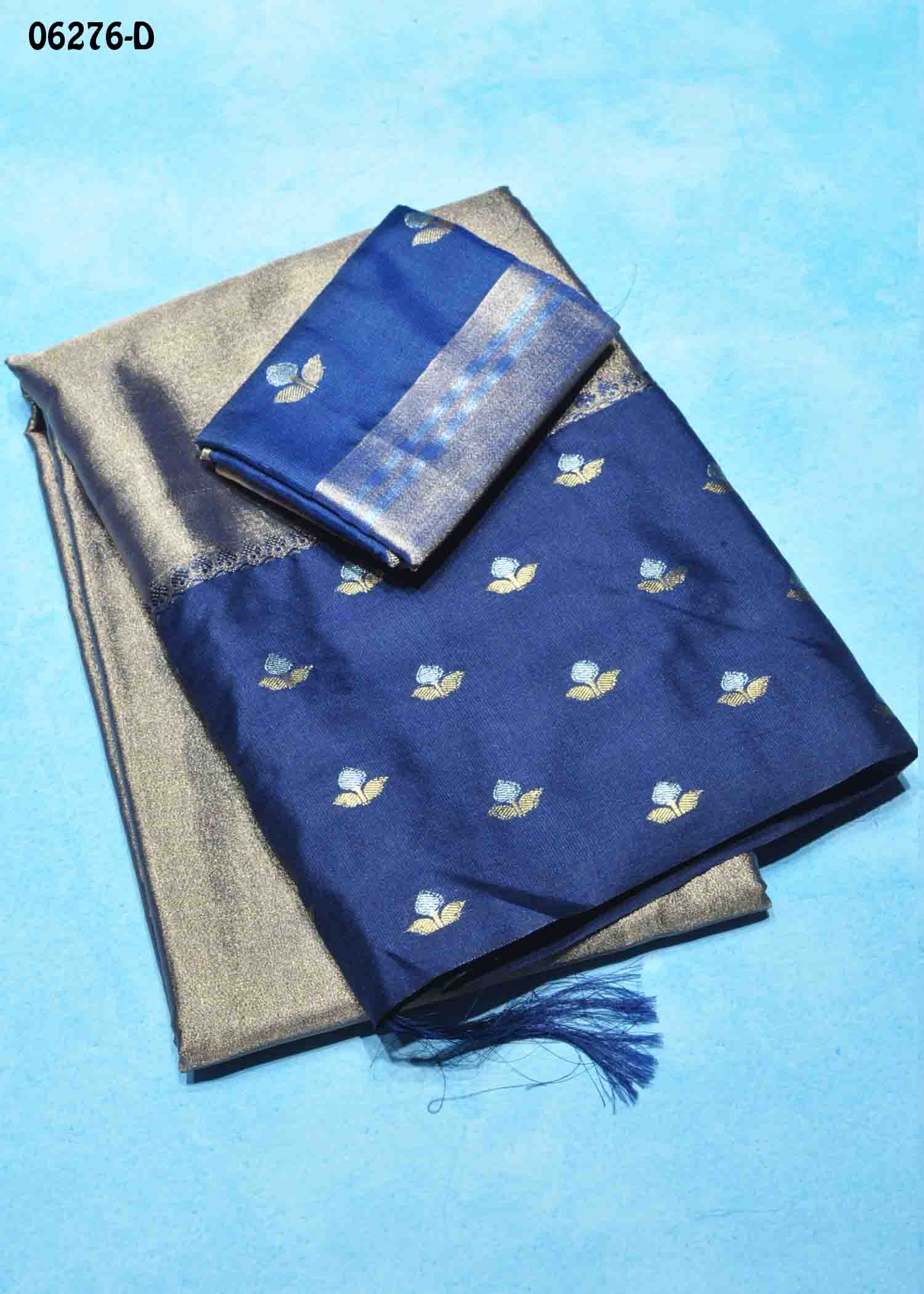 Avanthika - 06276-D CopperBrown Color Excellent Tissue Saree CM1421310 (RR1B)