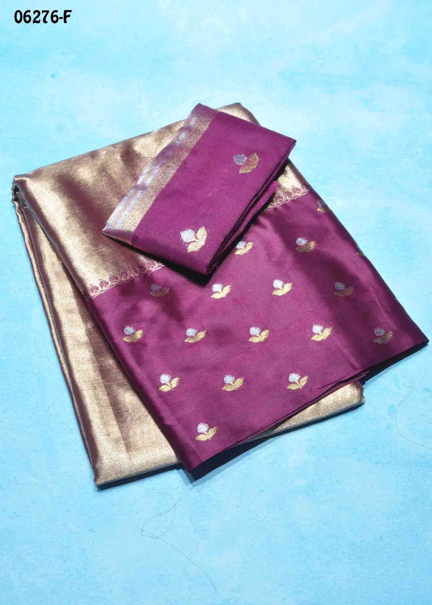 Avanthika - 06276-F CopperBrown Color Excellent Tissue Saree CM1421310 (RR1B)