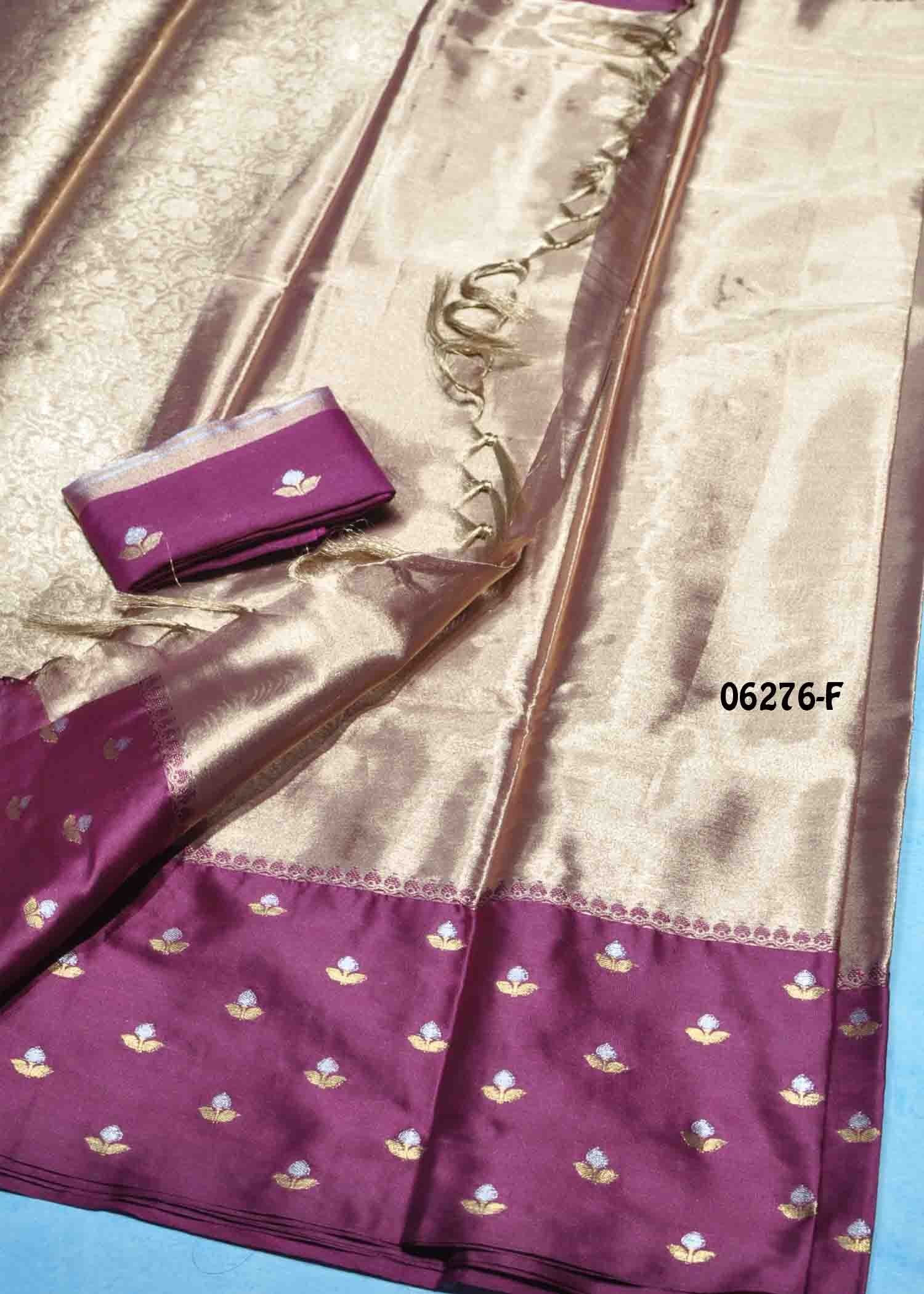 Avanthika - 06276-F CopperBrown Color Excellent Tissue Saree CM1421310 (RR1B)